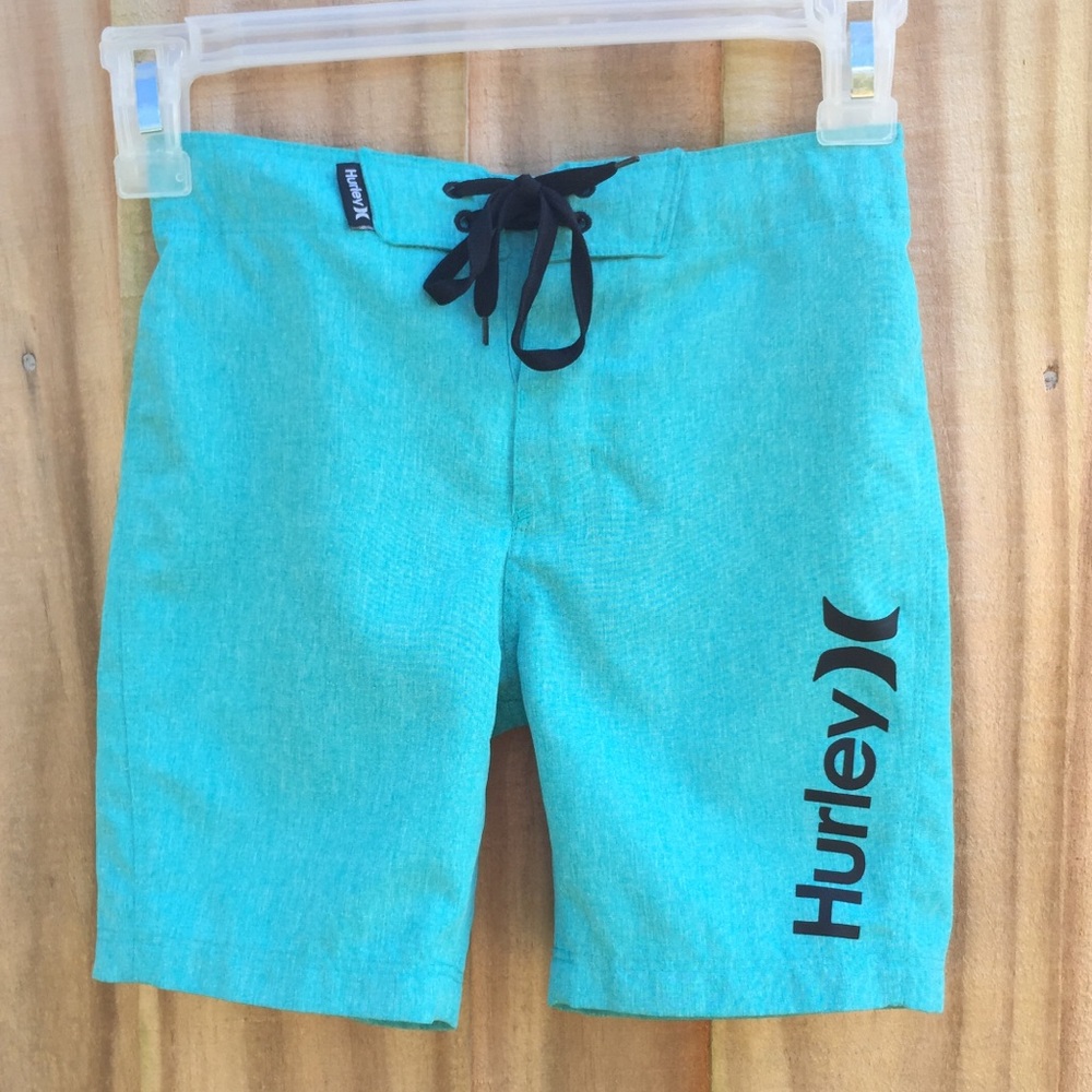 🌵Hurly Boys Board Shorts Adjustable Waist Blue